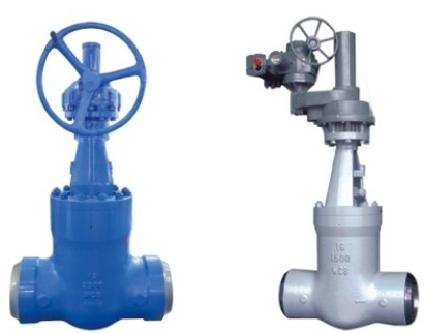 High temperature and high pressure welding wedge gate valve