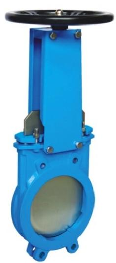 Steel plate knife gate valve