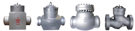 Power-stationswing check valve
