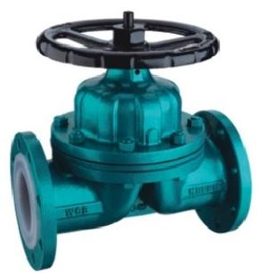 GB Rubber lined,fluorine diaphragm valve