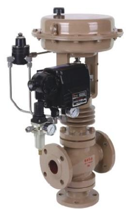Pneumatic   film   two-seater   control   valve