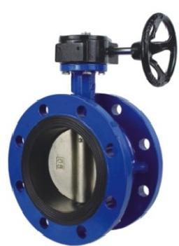 Flanged butterfly valve