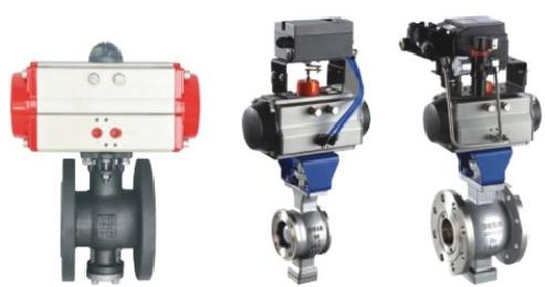 V-shaped regulating ball valve