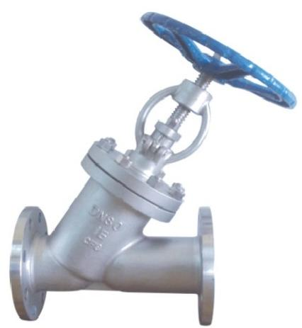 Y-type    straight   globe   valve